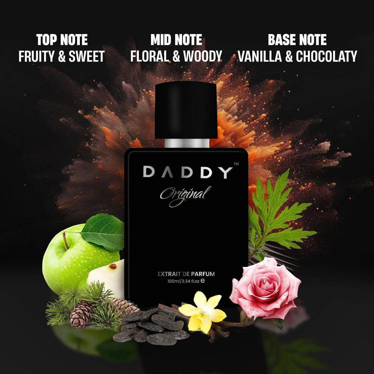 Image of DADDY Long Lasting Perfume for Men, Aromatic Blend of Masculine Fragrances Pack Of 1 Perfume - 100 ml