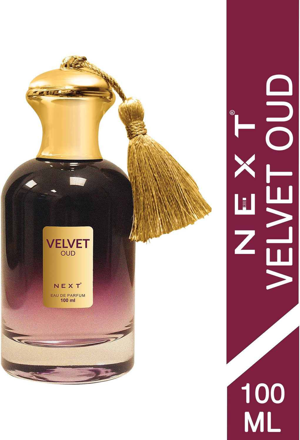 Image of Next Care Velvet Oud Perfume Saffron & Geranium Fragrance Notes Budget Friendly Eau de Parfum - 100 ml