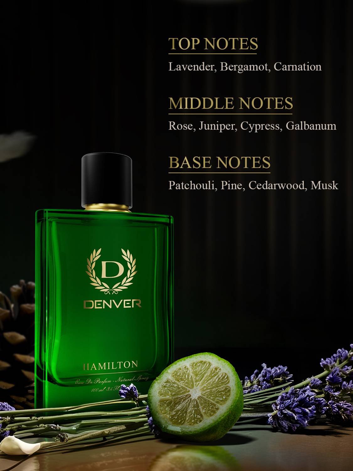 DENVER Hamilton Perfume 100 ml - Image 3