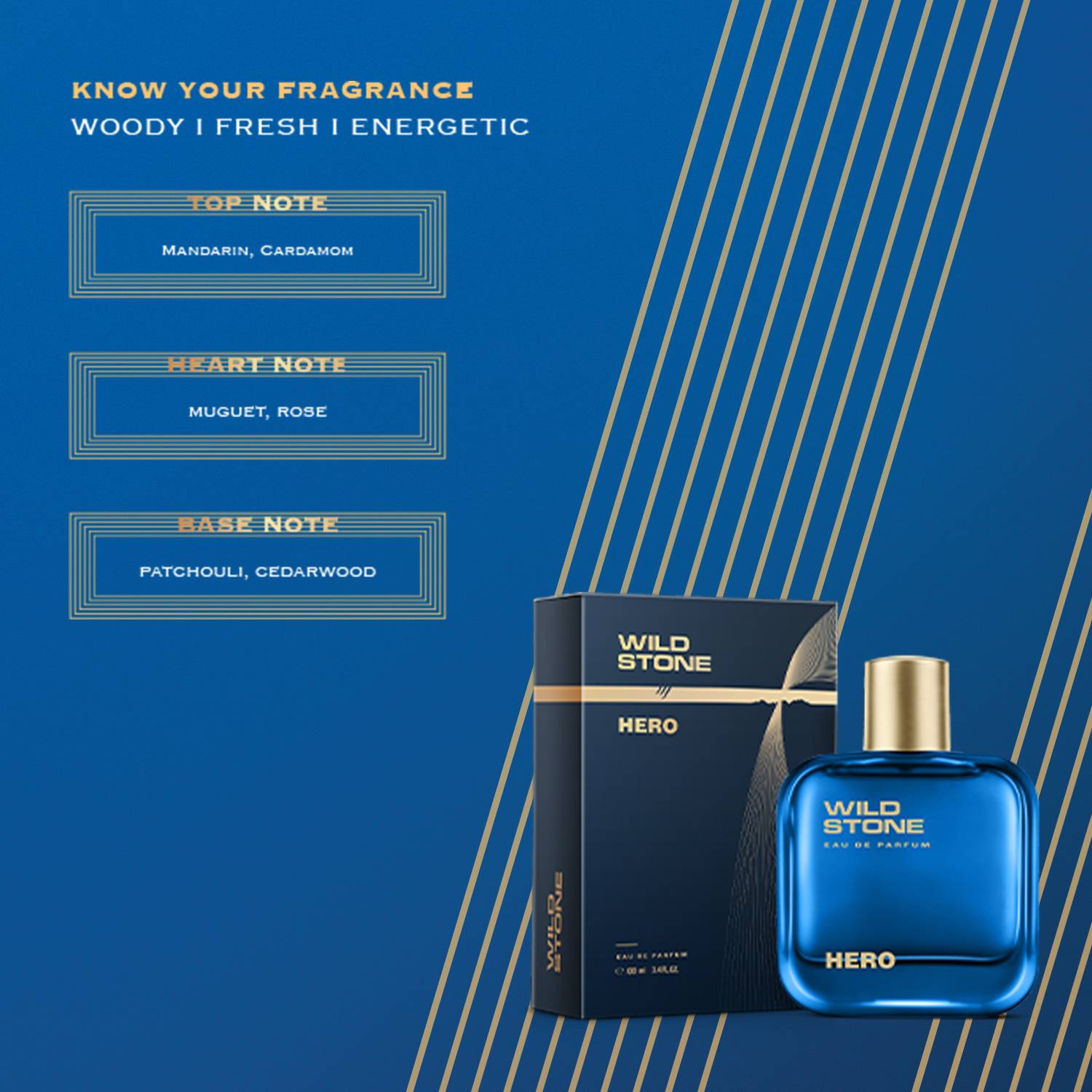 Wild Stone HERO 100 ml Eau de Parfum - Image 4