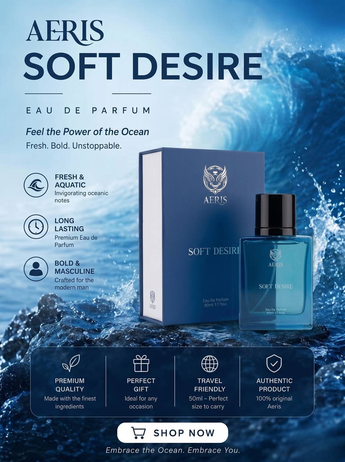 aeris SOFT DESIRE Eau de Parfum 50 ml - Image 4
