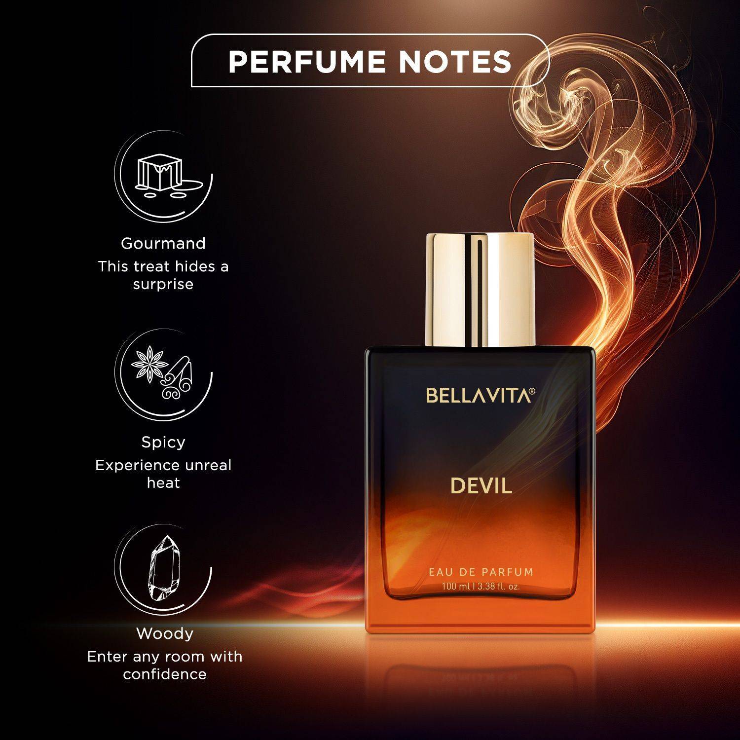 BELLAVITA DEVIL 100ml Eau de Parfum - Image 2