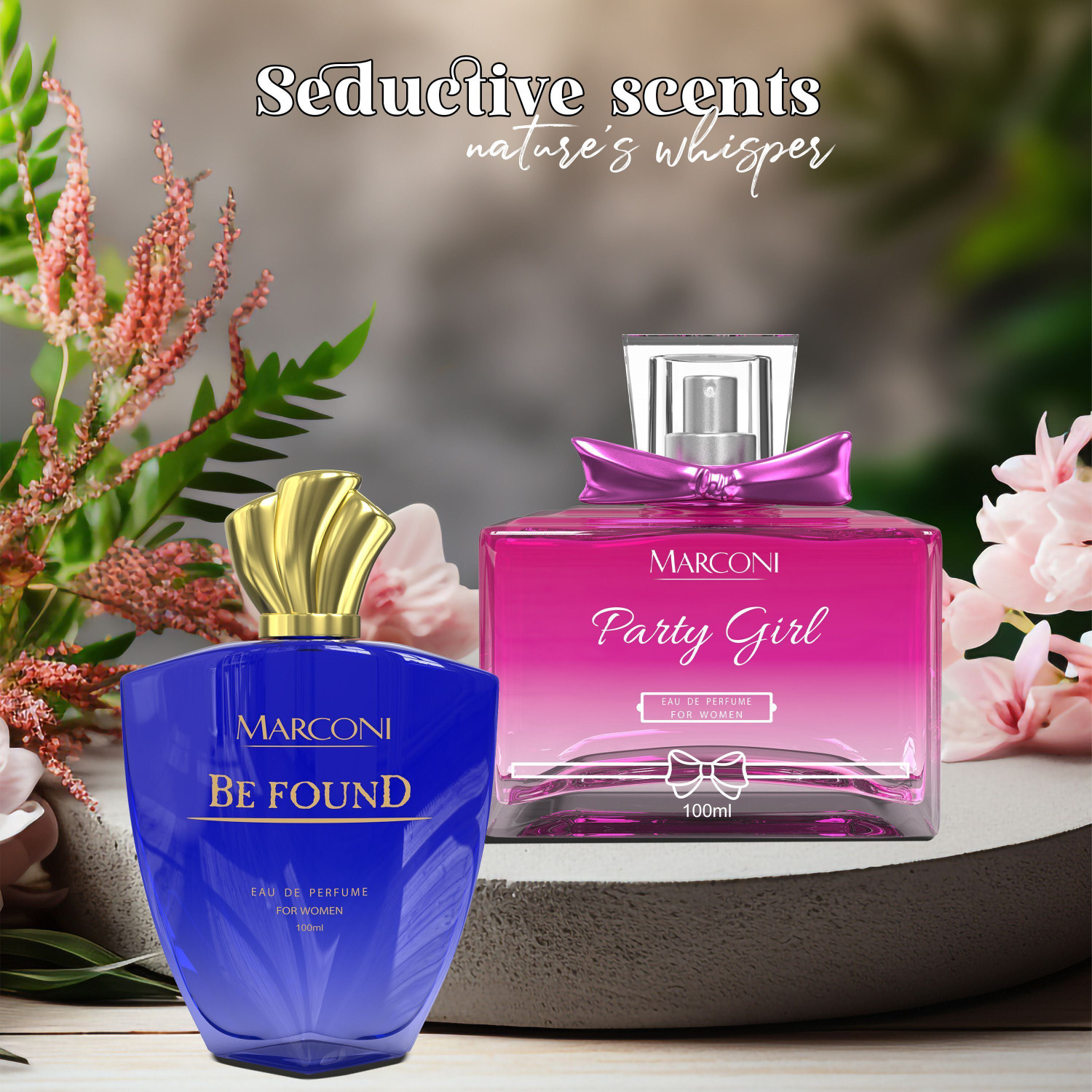 Image of John Phillips Be Found & Party Girl | French Perfume Combo Gift Set For Women Pack of 2 Eau de Parfum - 200 ml