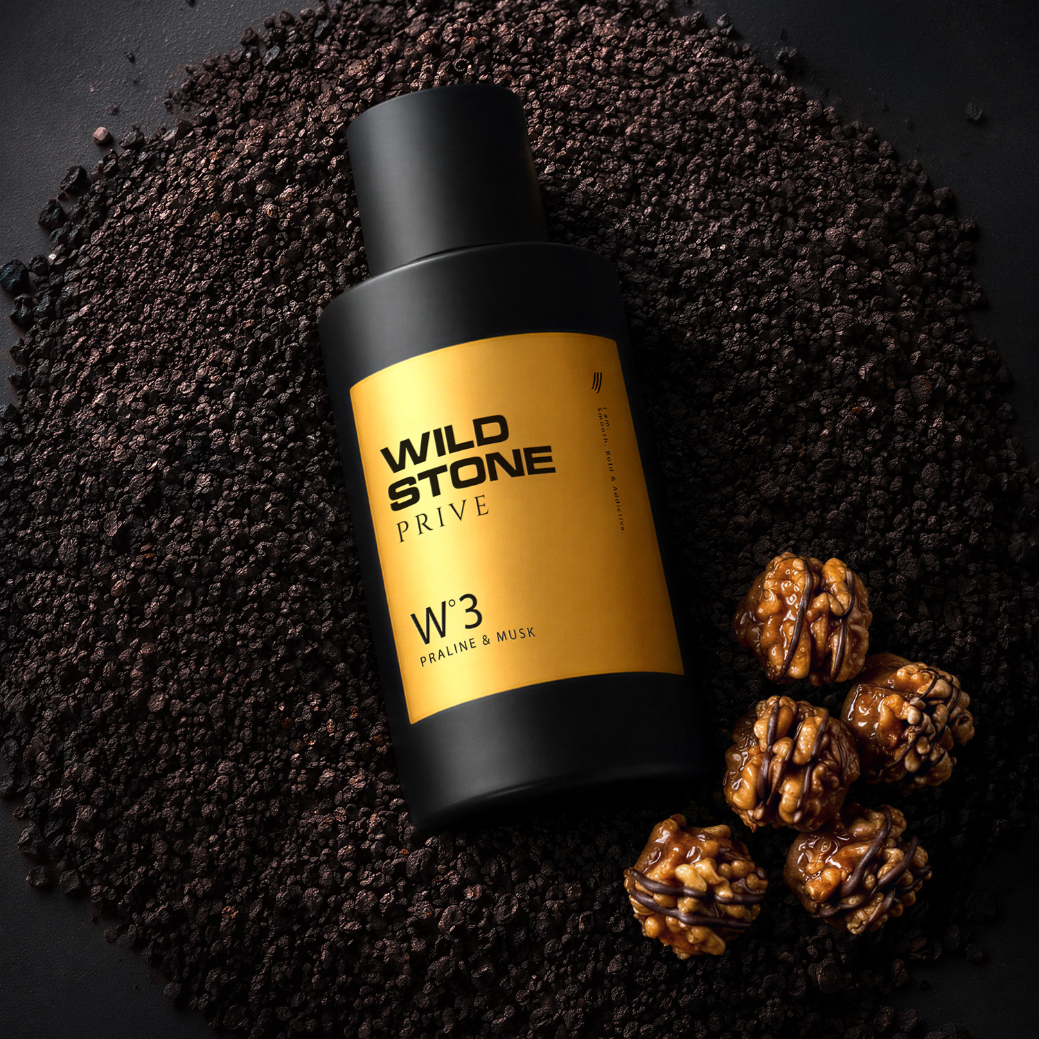 Image of Wild Stone PriveW3 Praline & Musk Parfum, Luxury Premium Perfume, Warm & Vanilla Fragrance, Eau de Parfum - 100 ml