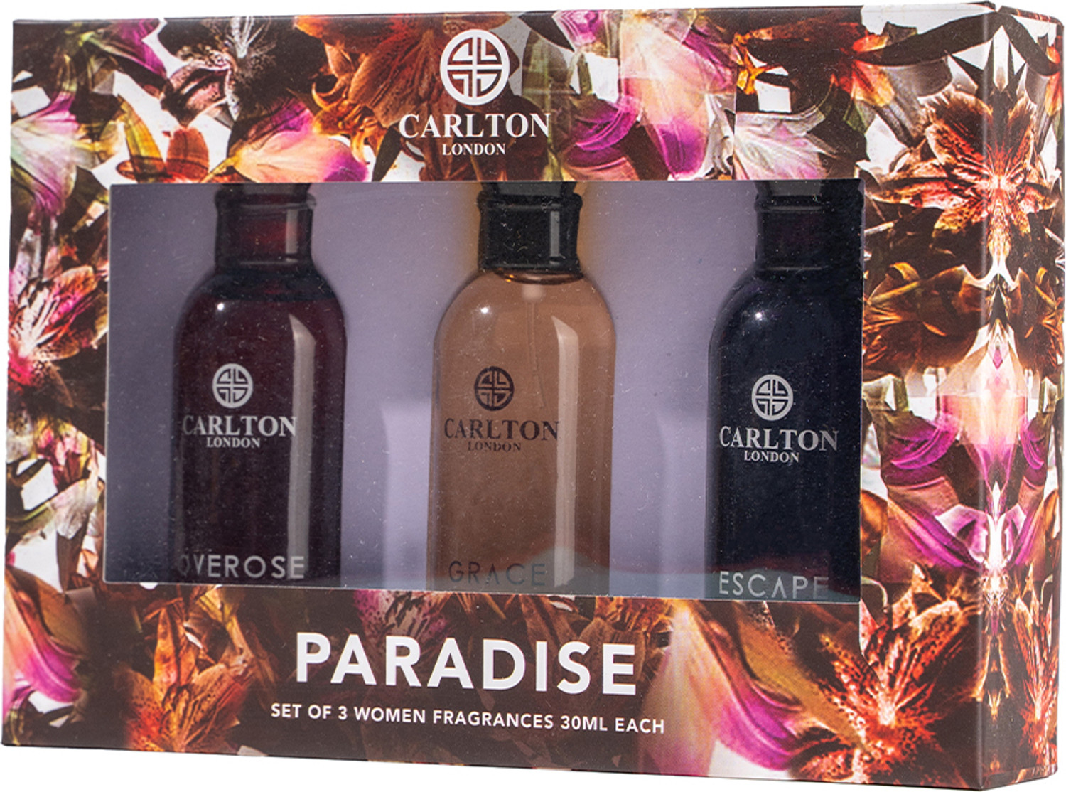 Image of CARLTON LONDON Paradise Gift Set of 3 - 30ml each Eau de Parfum - 90 ml