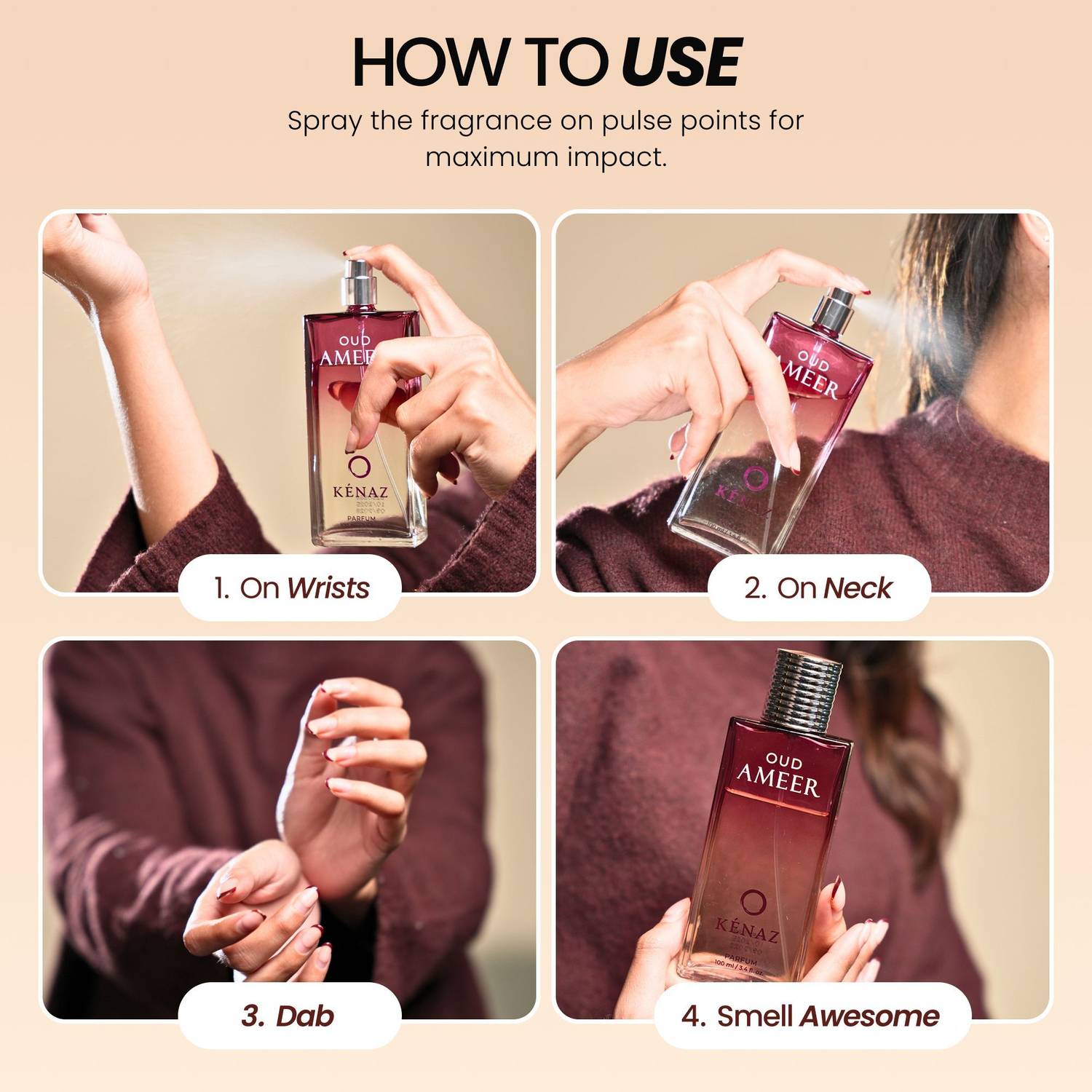 Kenaz Oud Ameer Luxury Perfume 100 ml - Image 5
