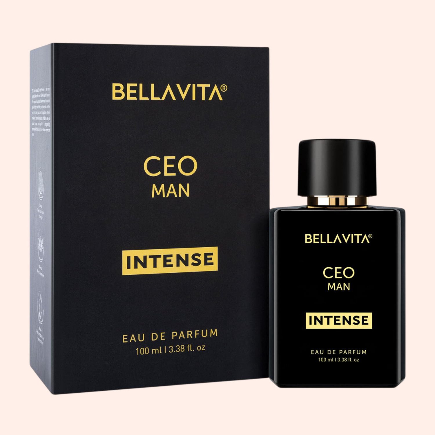 Image of Bellavita Luxury CEO Intense Citrus Woody Perfume for Men 100 ml Eau de Parfum - 100 ml