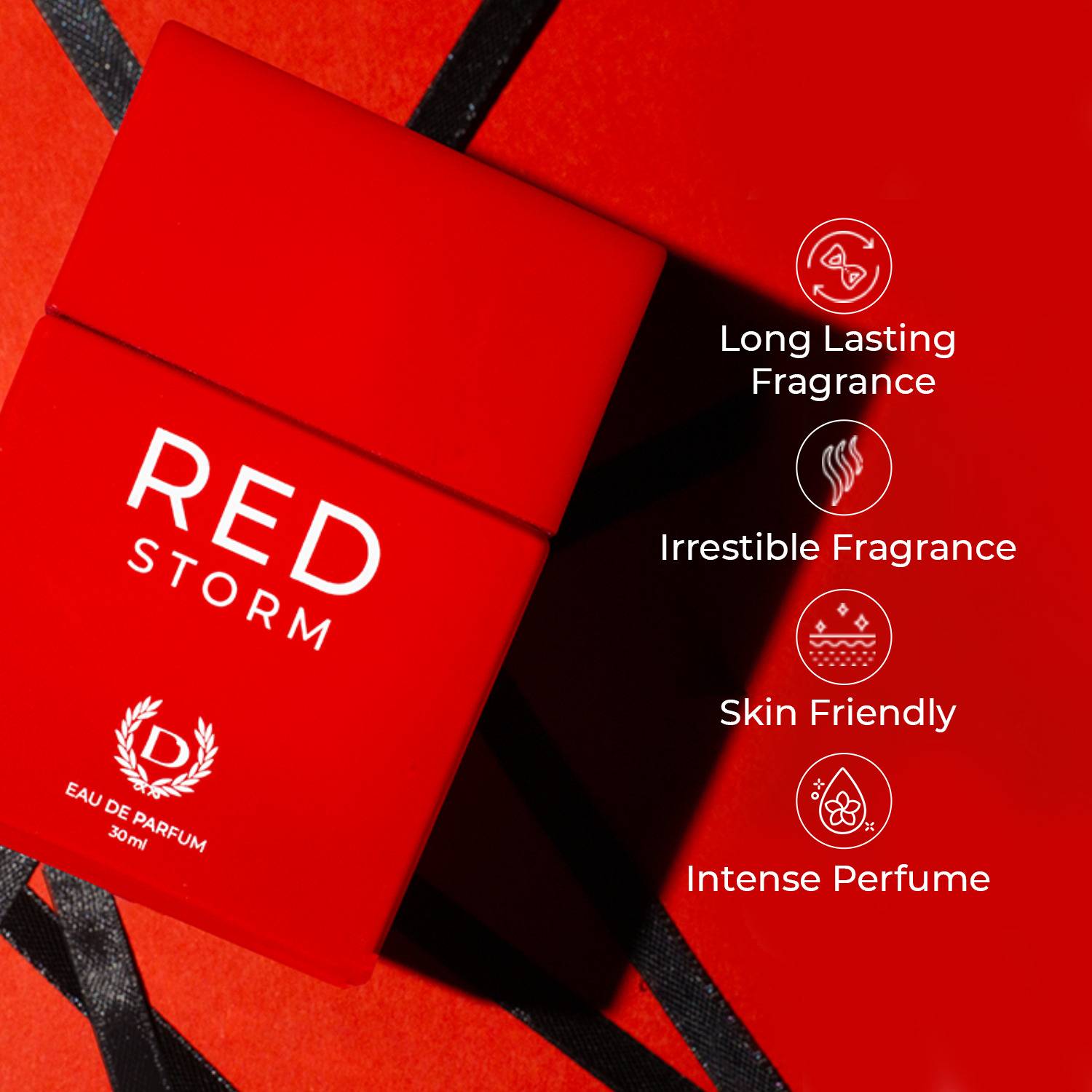 DENVER Red Strom 30ml Perfume - Image 3