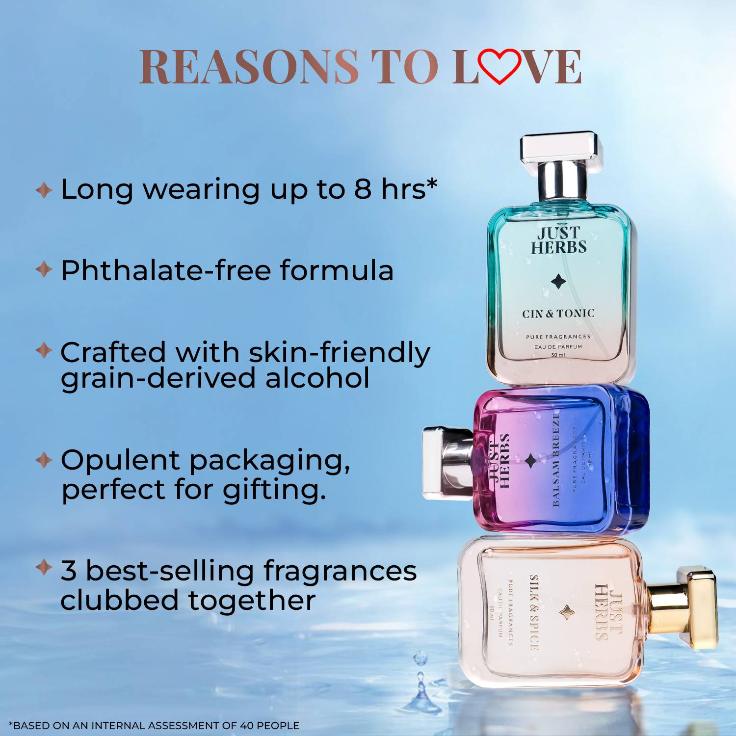 Just Harbs Pure Fragrances Trio Pack of 3 · 50 ml (150 ml total) - Image 3