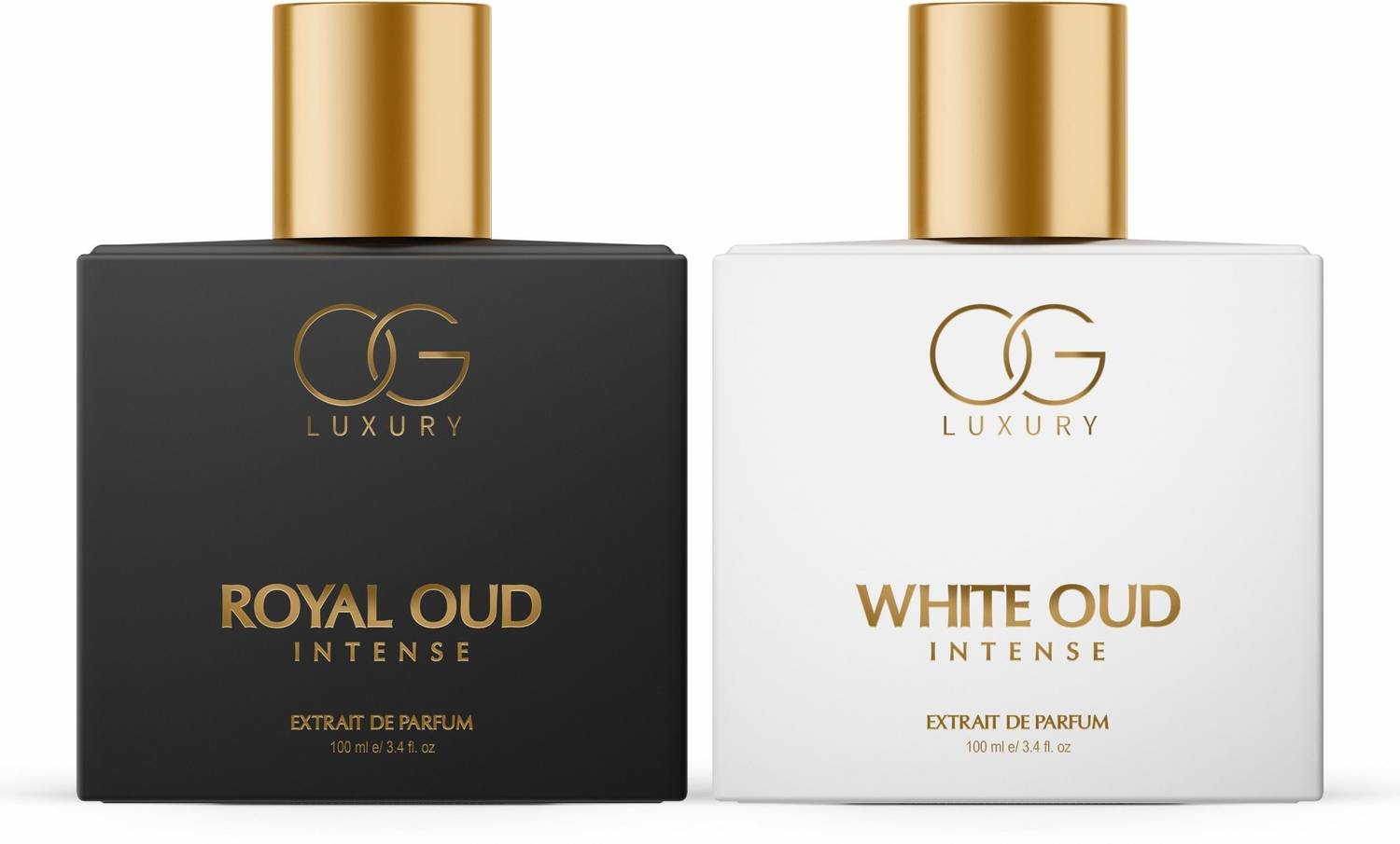 OG LUXURY Royal OUD & White OUD Perfume Combo, 21% Oil, 200 ml - Image 1