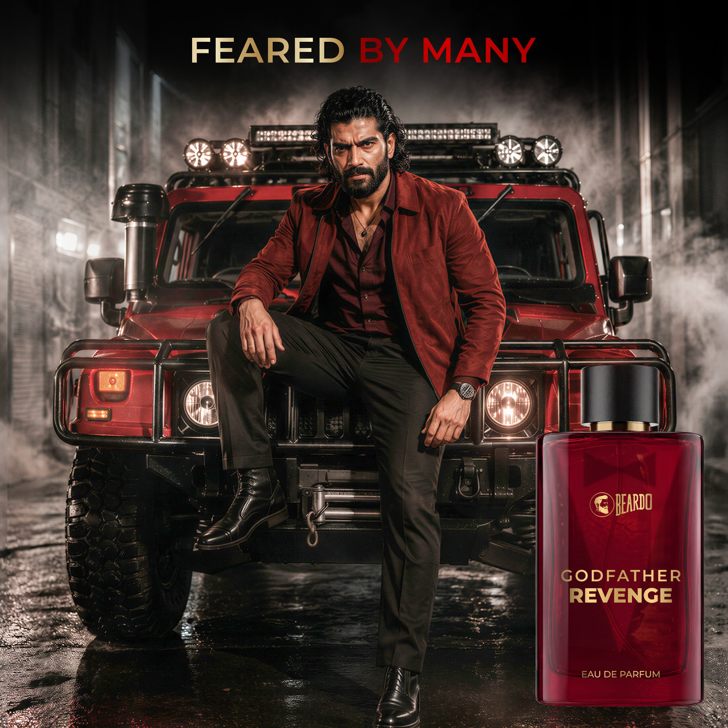 Image of BEARDO Godfather Revenge | Fruity, Woody, Aromatic | Long Lasting Perfume for Men Eau de Parfum - 100 ml