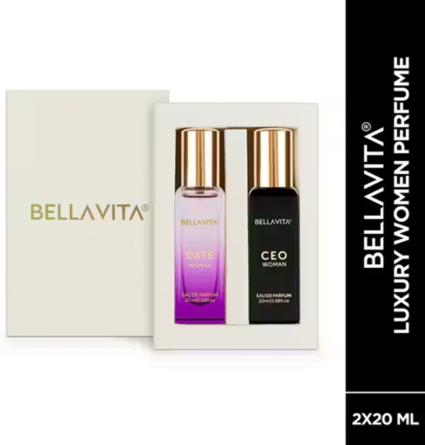 Image of BELLAVITA Luxury DATE Woman + CEO Woman Perfume Combo for Women 40 ML Eau de Parfum - 40 ml