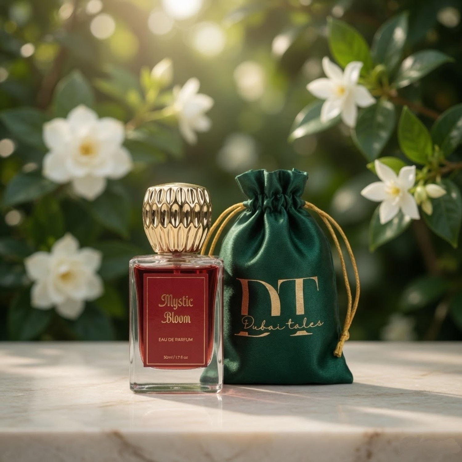 Image of Dubai Tales Mystic Bloom Eau de Parfum | Long Lasting Perfume with Peony, Rose & Sandalwood Eau de Parfum - 50 ml