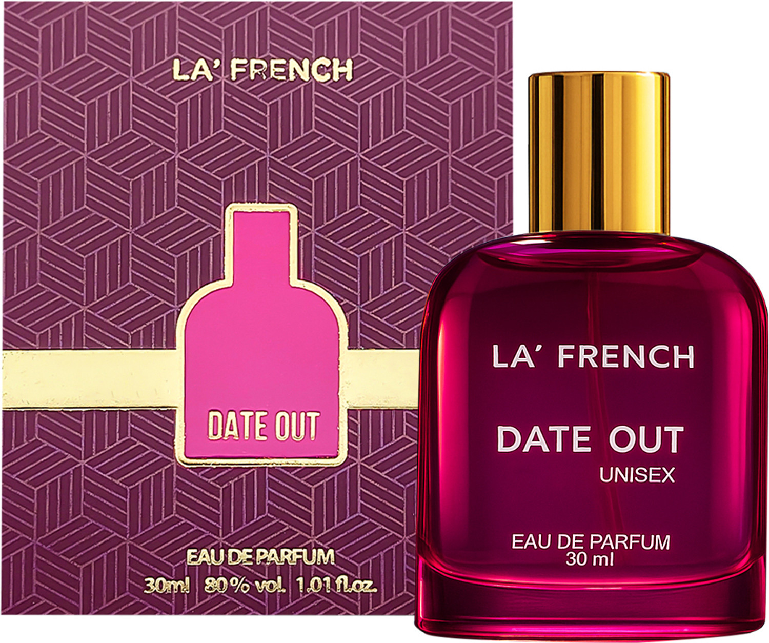 Image of La French Date Out Perfume For Unisex Premium Luxury Long Lasting Fragrance Scent Eau de Parfum - 30 ml