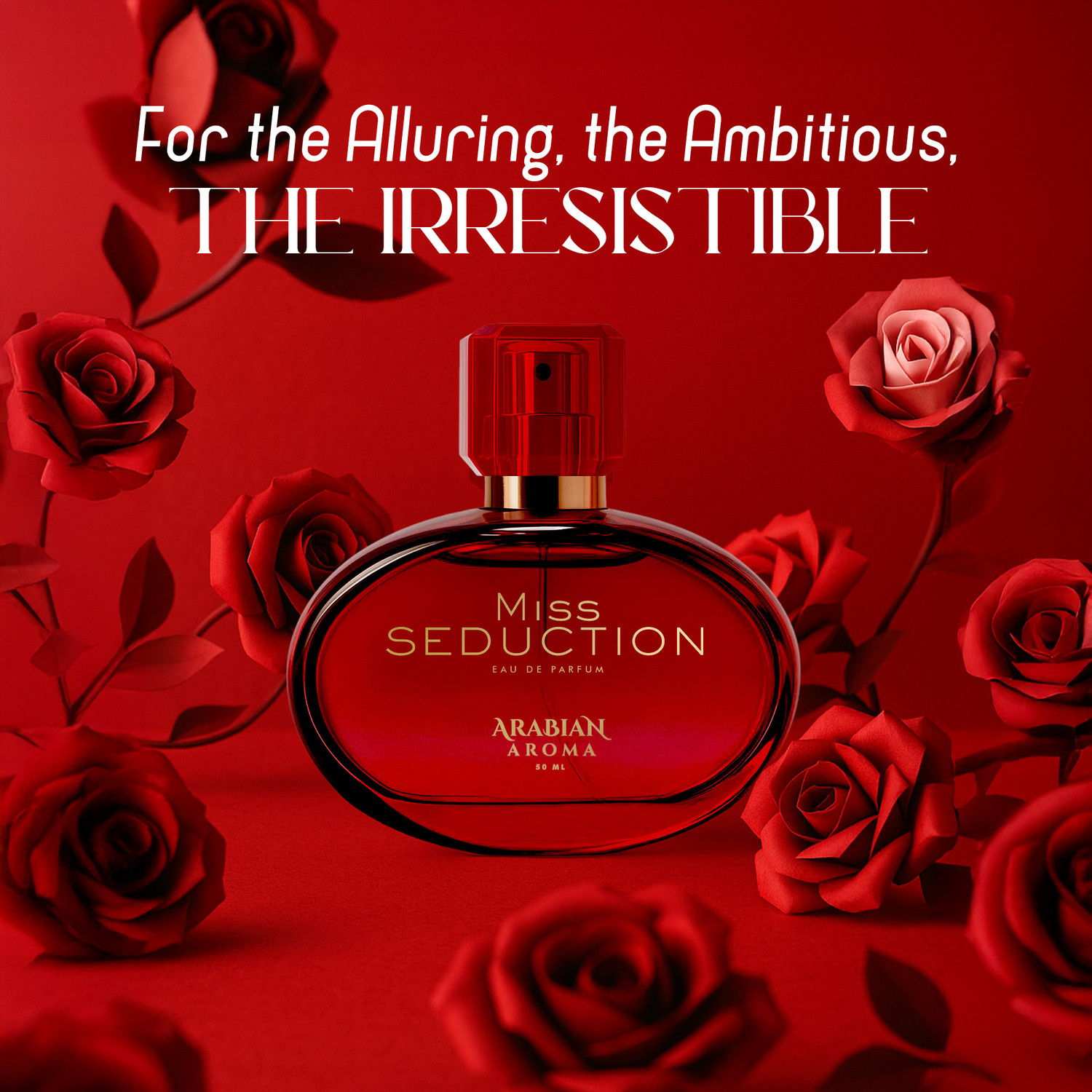 Image of Arabian Aroma Miss Seduction Eau de Parfum Long Lasting Perfume for Women Perfume Long Lasting Eau de Parfum - 50 ml (For Women)