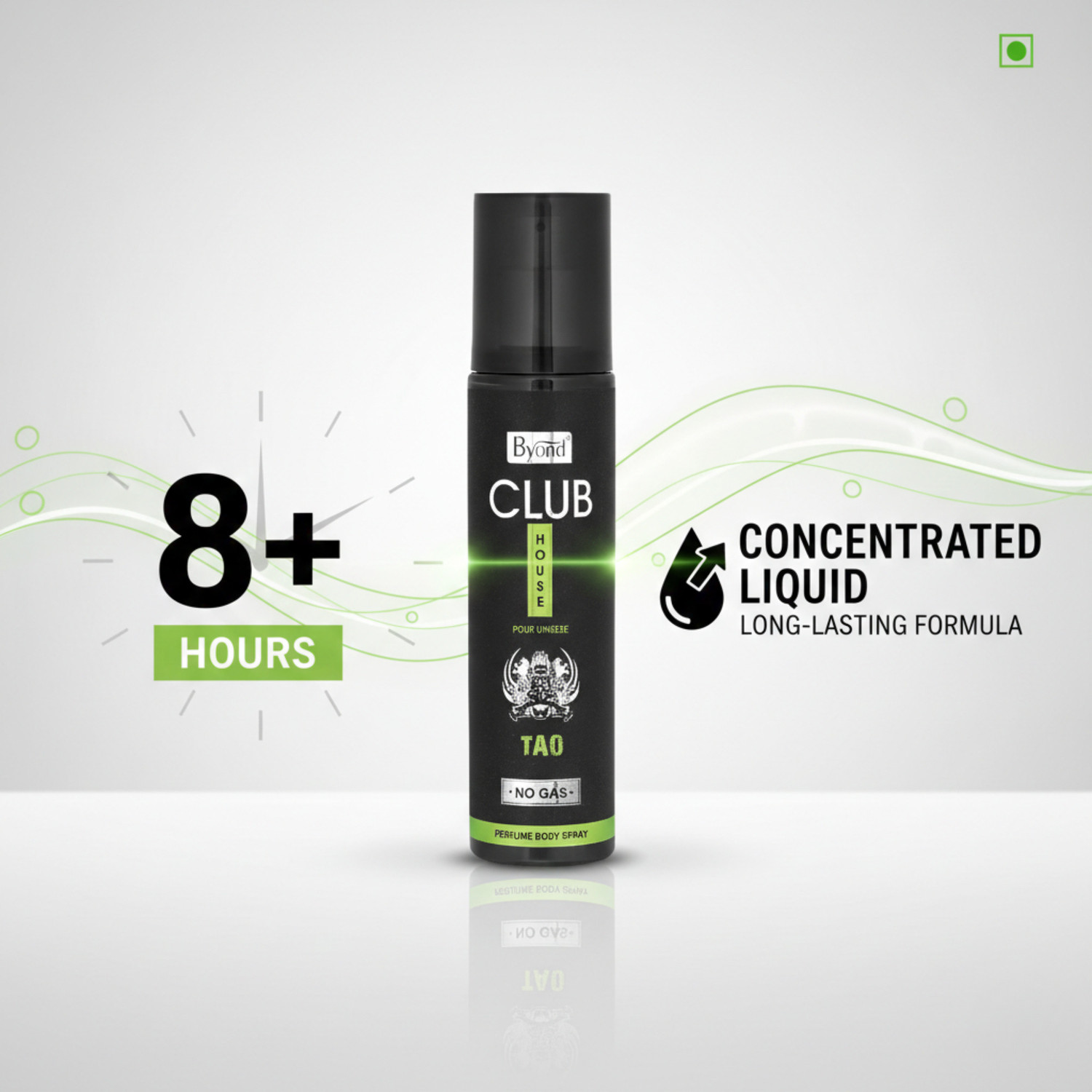 Image of Byond Club House TAO No Gas Perfume Body Spray | Long Lasting Unisex Fragrance Perfume - 200 ml