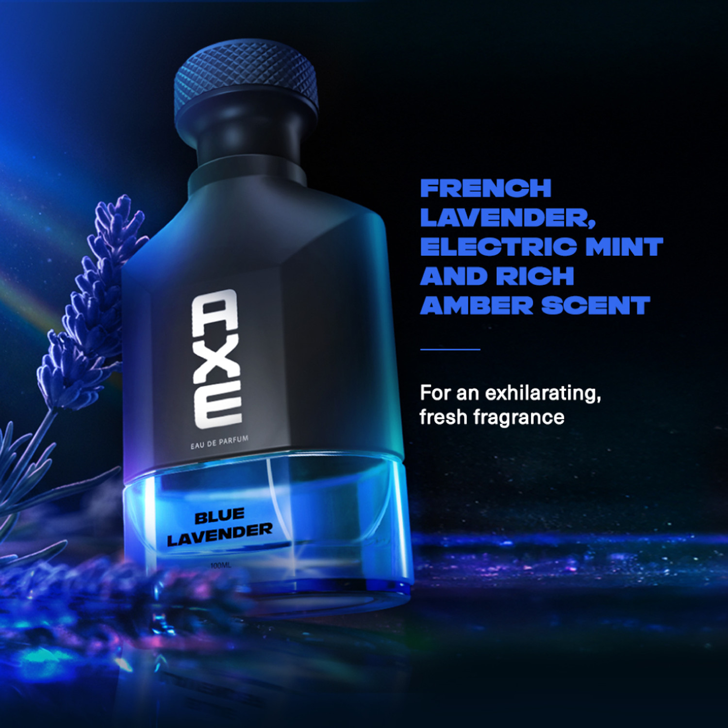 Image of AXE Long Lasting Perfume for Men Fresh Lavender Fragrance 12Hr Long Lasting Eau de Parfum - 100 ml