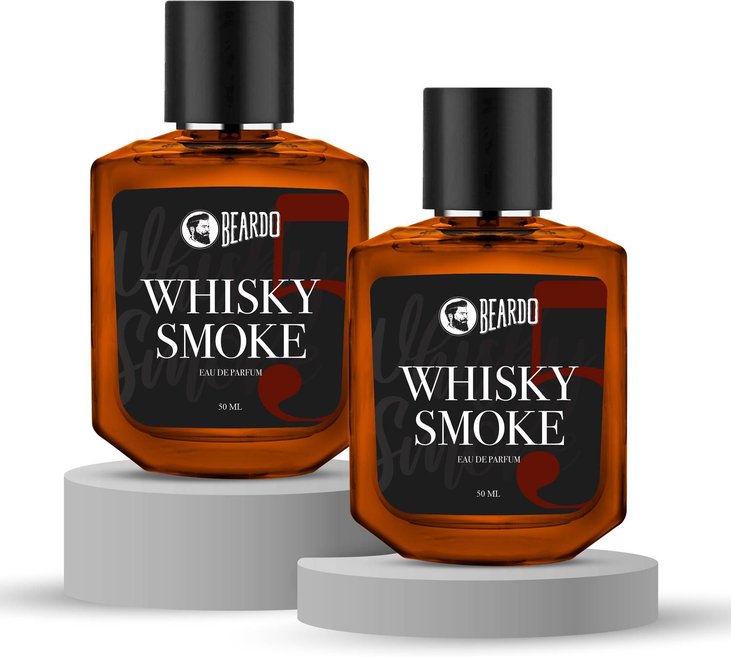 BEARDO Whisky Smoke Perfume for Men, Pack of 2 · 50 ml (100 ml total) - Image 1