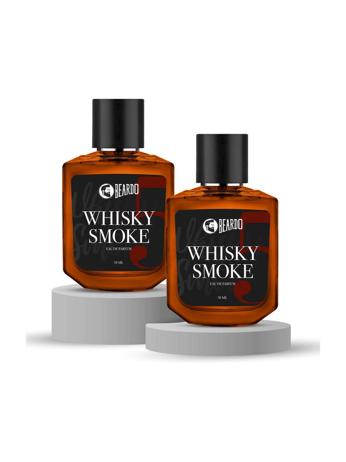 BEARDO Whisky Smoke Perfume for Men, Pack of 2 · 50 ml (100 ml total) - Image 1