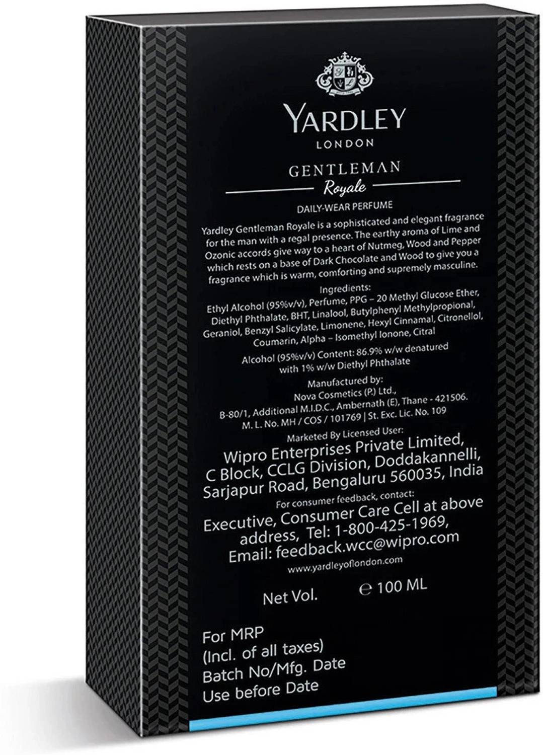 Yardley Gentleman Royale Daily Wear Perfume 100 ml - Image 3