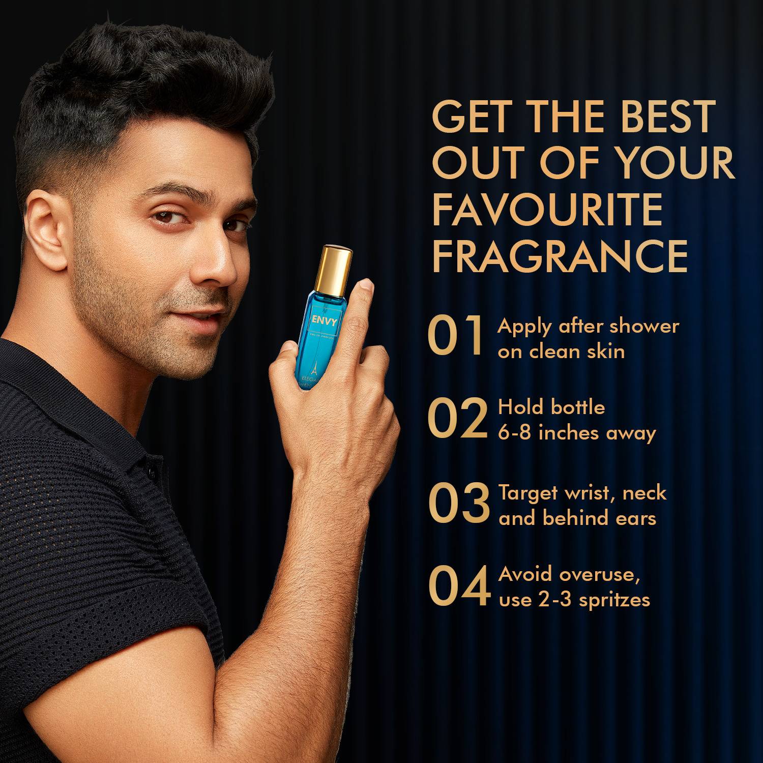 Envy Blue Luxury Perfume Gift Set 80 ml 20 ml - Image 3