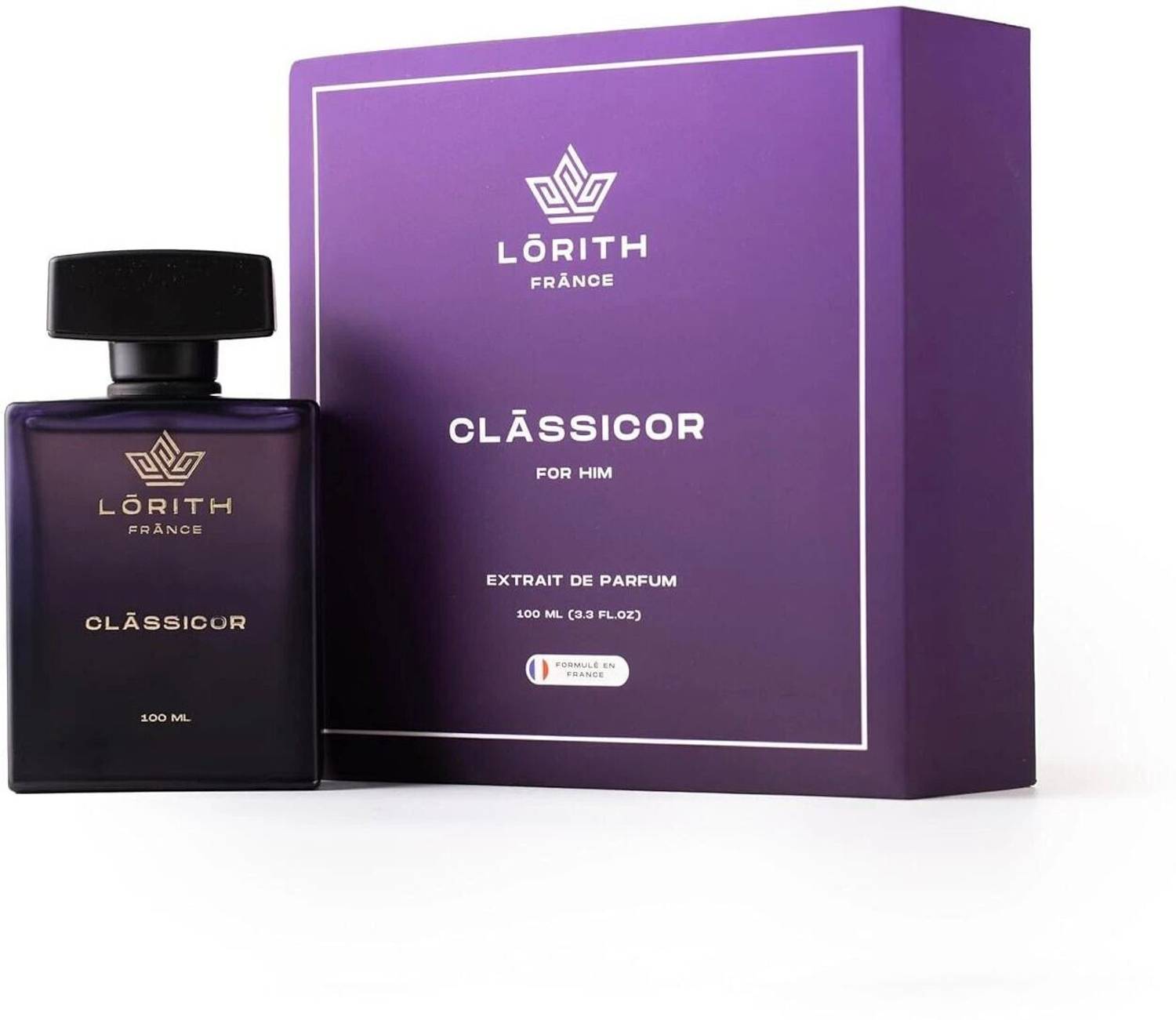 Lorith France Classicor Eau de Parfum for Men 100ml Pack of 3 - Image 1