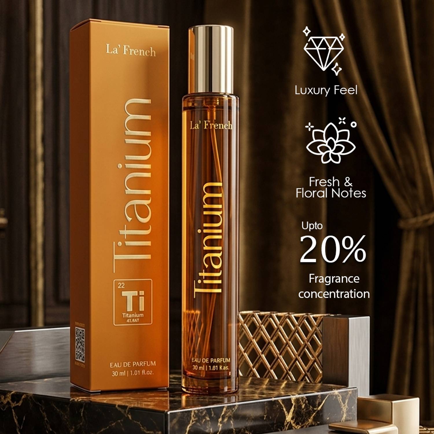 La French Titanium Perfume 30 ml - Image 3