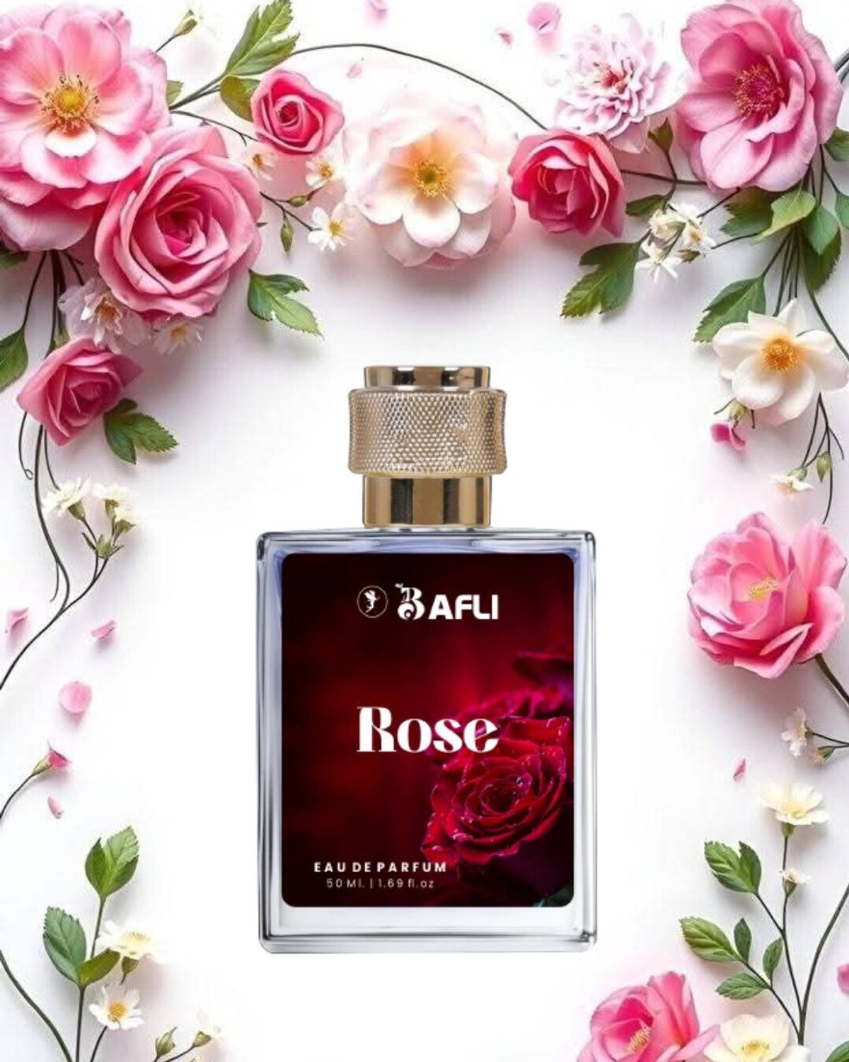 Buy Bafli rosey flower Eau de Parfum - 50 ml Online In India
