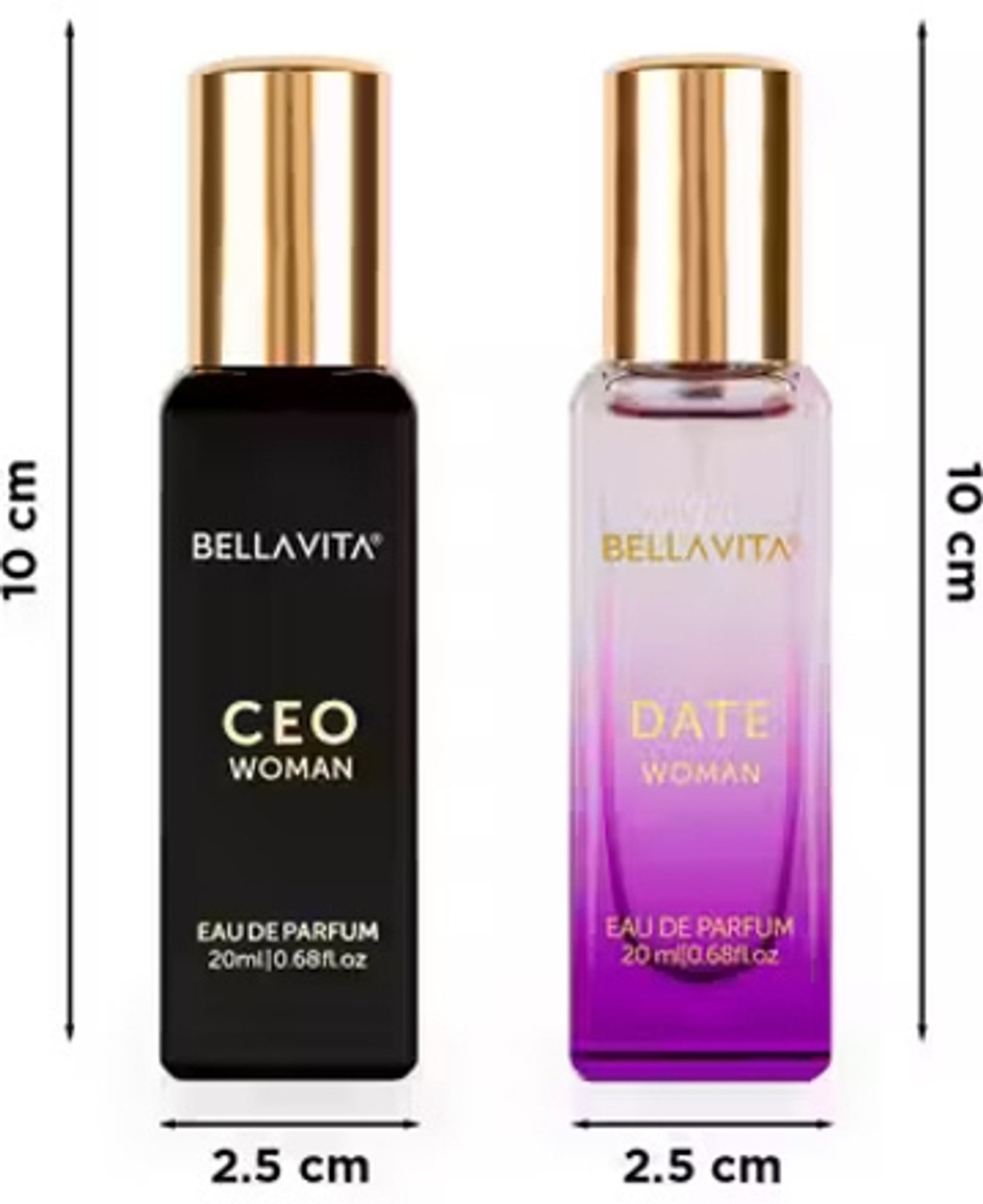 Image of BELLAVITA Luxury DATE Woman + CEO Woman Perfume Combo for Women 40 ML Eau de Parfum - 40 ml