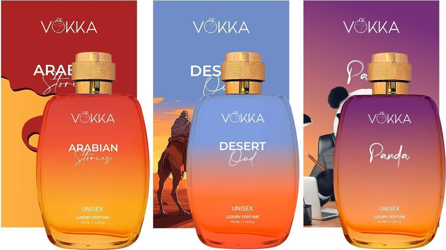 VOKKA Arabian Stories, Desert Oud & Pack of 3 · 100 ml (300 ml total) - Image 1