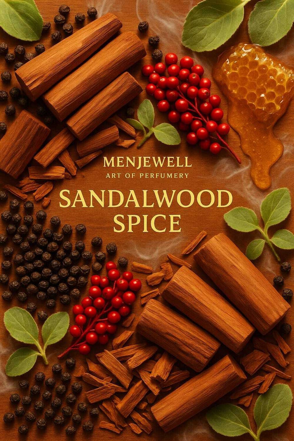 Menjewell Sandalwood Spice Perfume 50ml - Image 5