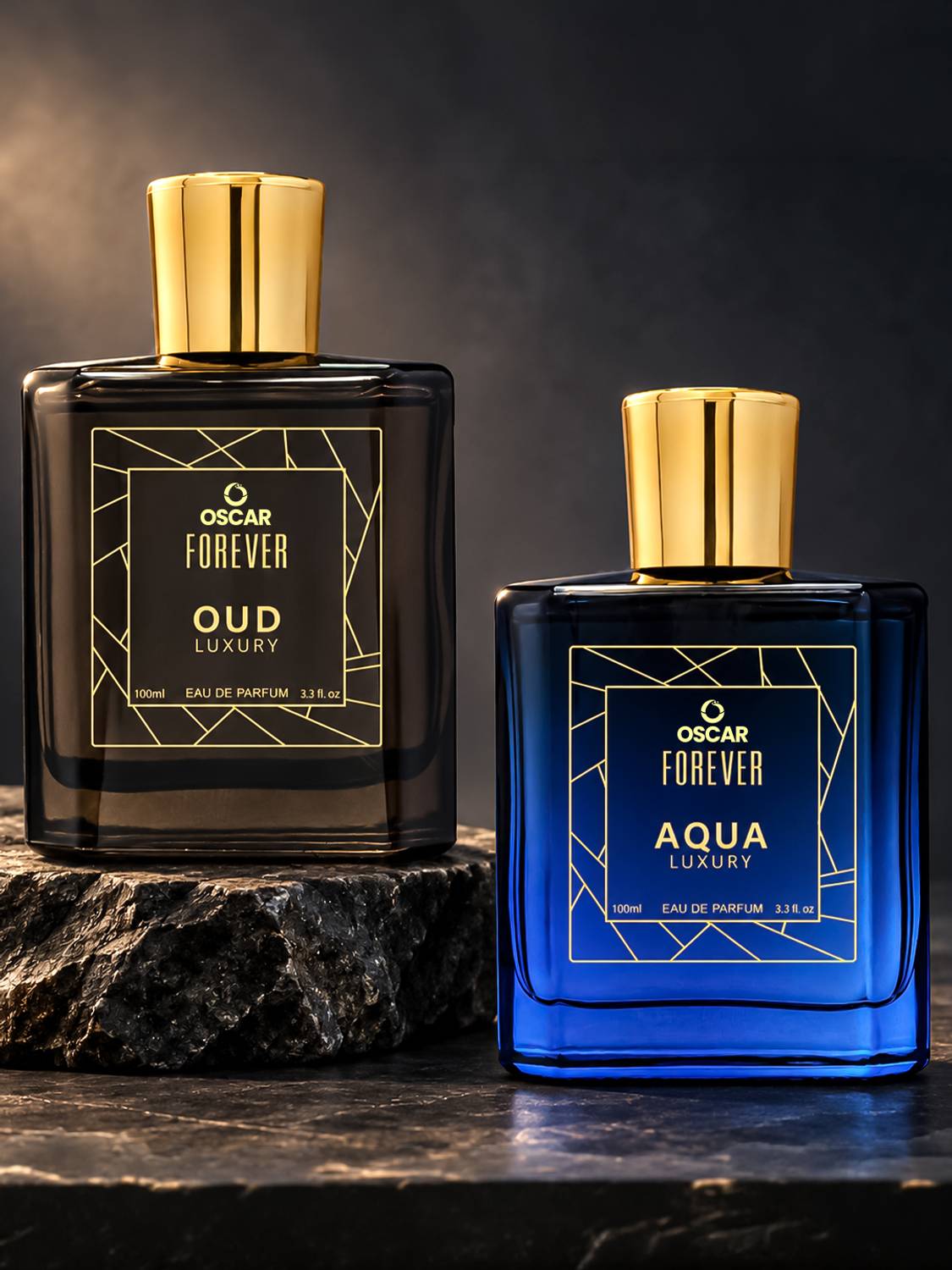 OSCAR Forever Luxury Aqua & Oud Premium Perfume Combo, Strong & Long Lasting Fragrance Eau de Parfum - 200 ml