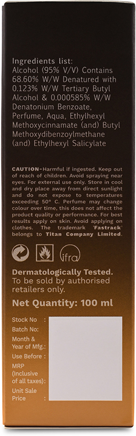 Image of Fastrack Crave Eau de Parfum - 100 ml