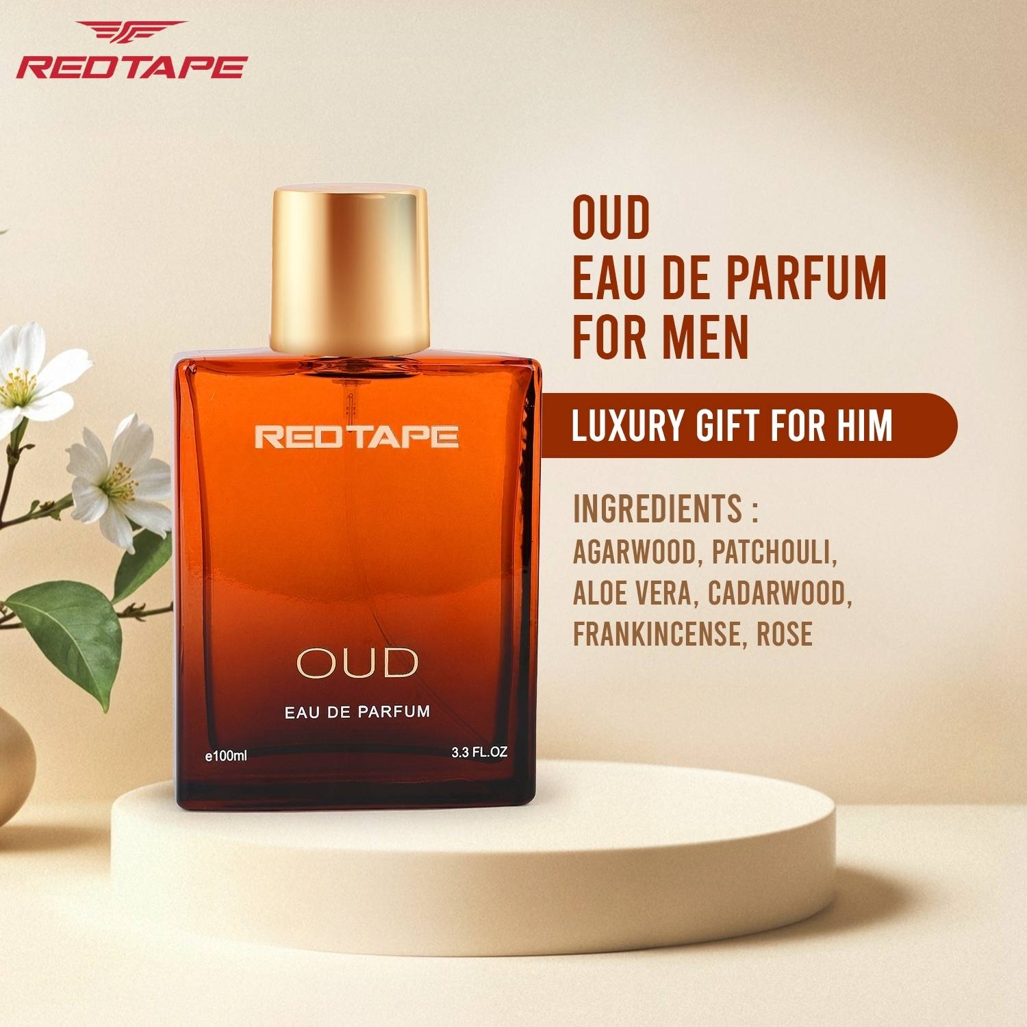 Red Tape Premium Oud Eau de Parfum 100 ml - Image 2