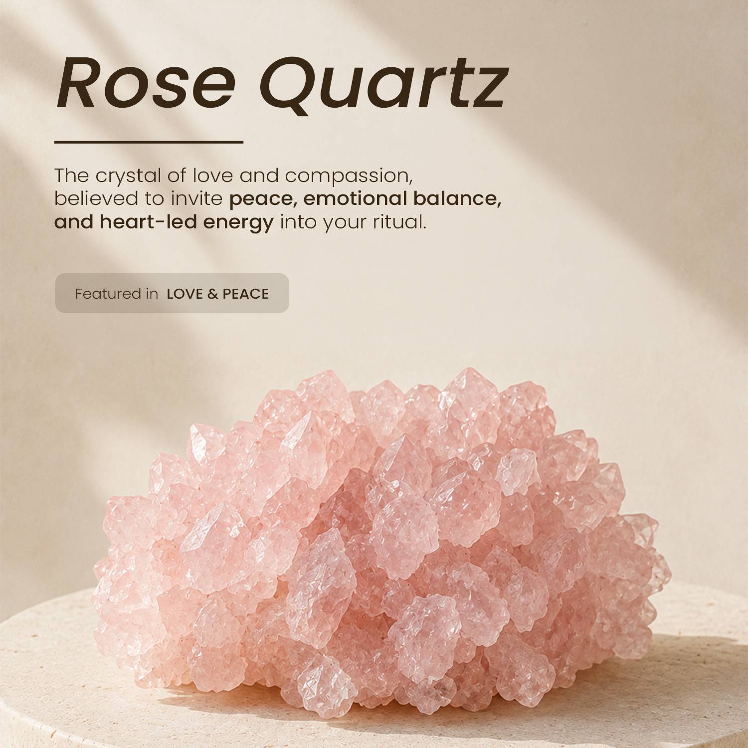 Lumus Rose Quartz Crystal Perfume Eau de Parfum 100ml - Image 5