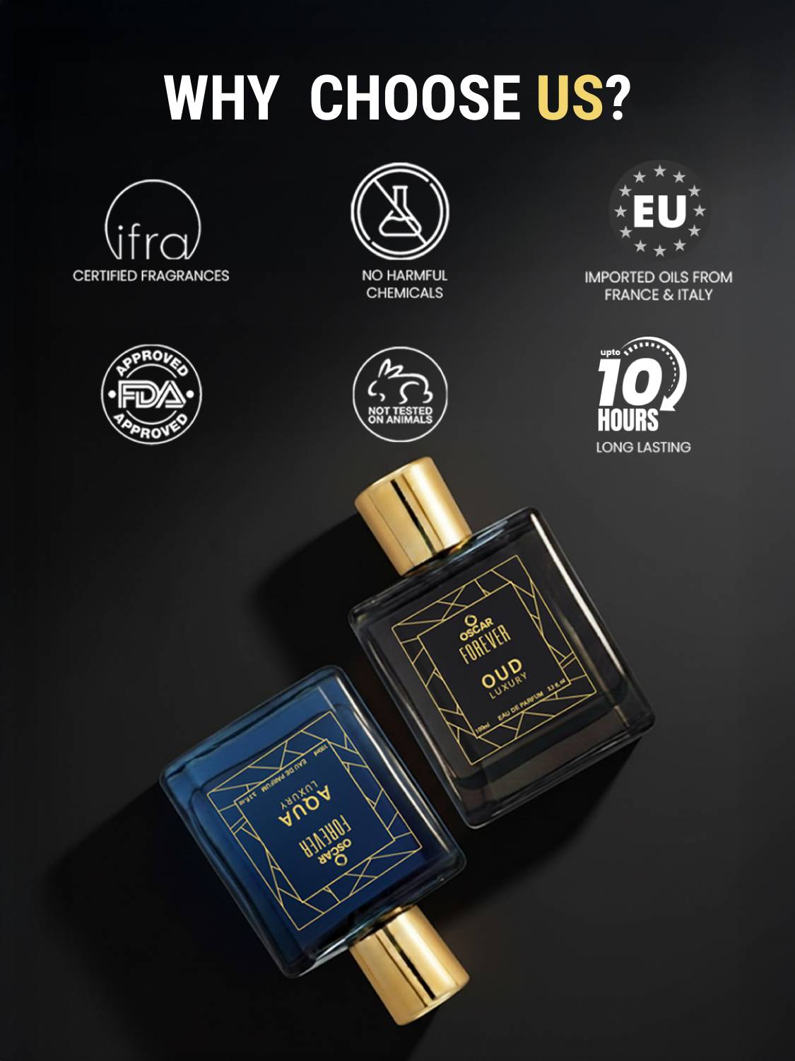 OSCAR Forever Luxury Aqua & Oud Perfume 200 ml - Image 5