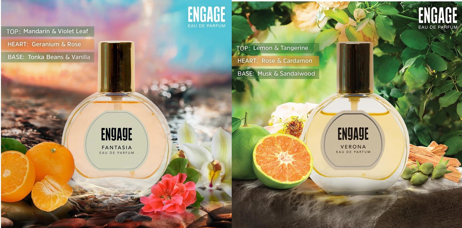 Image of Engage Luxury Perfume Gift Set Women Pack, 75ml (25ml X 3) Perfume - 75 ml (For Women)