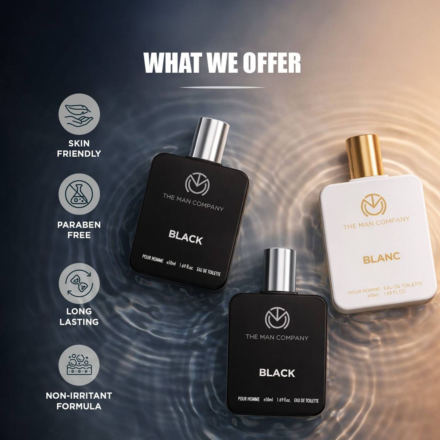 THE MAN COMPANY Iconic Perfumes, Pack of 3 · 50 ml (150 ml total) - Image 4