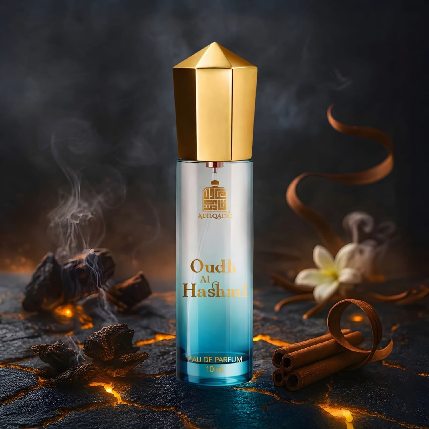 Image of Adilqadri Oudh Al Hashmi Perfume For Men & Women | Sweet Arabic Scent | Long Lasting Eau de Parfum - 10 ml