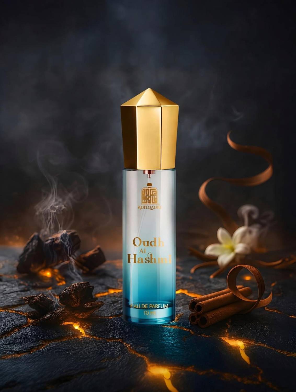 Adilqadri Oudh Al Hashmi Perfume For Men & Women | Sweet Arabic Scent | Long Lasting Eau de Parfum  -  10 ml