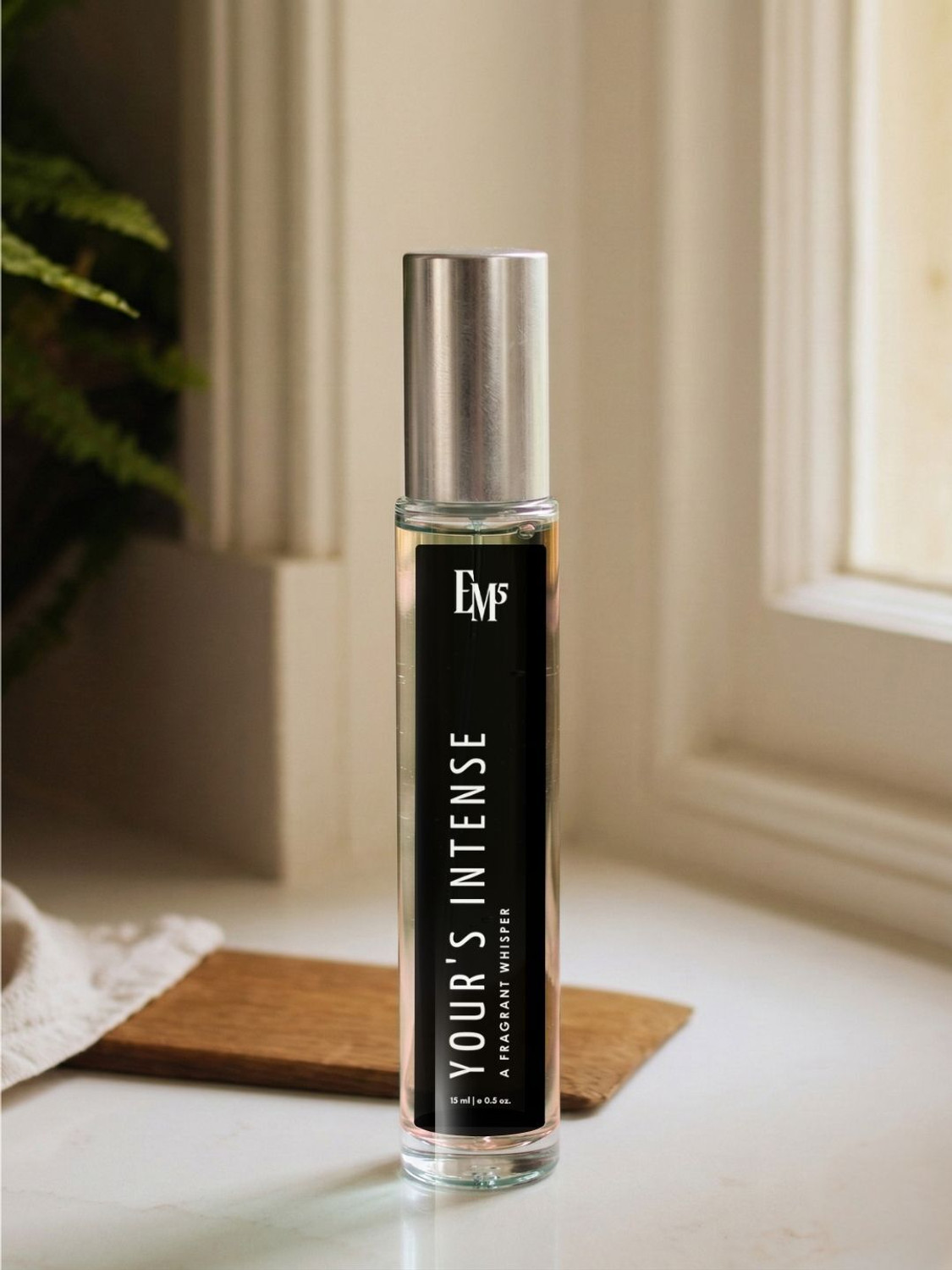 Image of Em5 Your's Intense Perfume for Men | Vanilla Cinnamon Warm Spicy Amber Fragrance Eau de Parfum - 15 ml