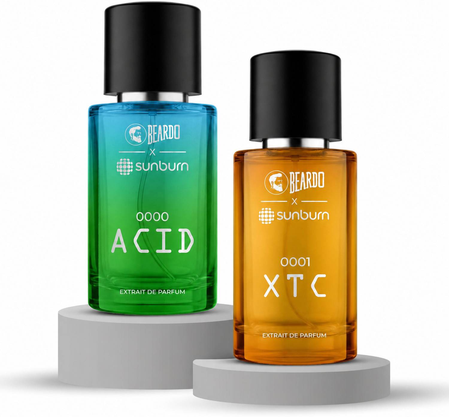 BEARDO Sunburn XTC & Acid Perfume Pack of 2 · 60 ml (120 ml total) - Image 1