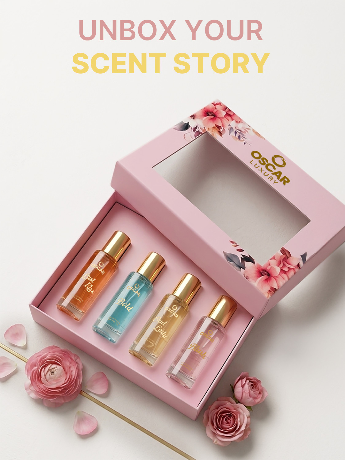 Image of OSCAR Luxury Women Perfume Gift Set Combo | Strong & Long Lasting | Luxury Eau de Parfum - 80 ml