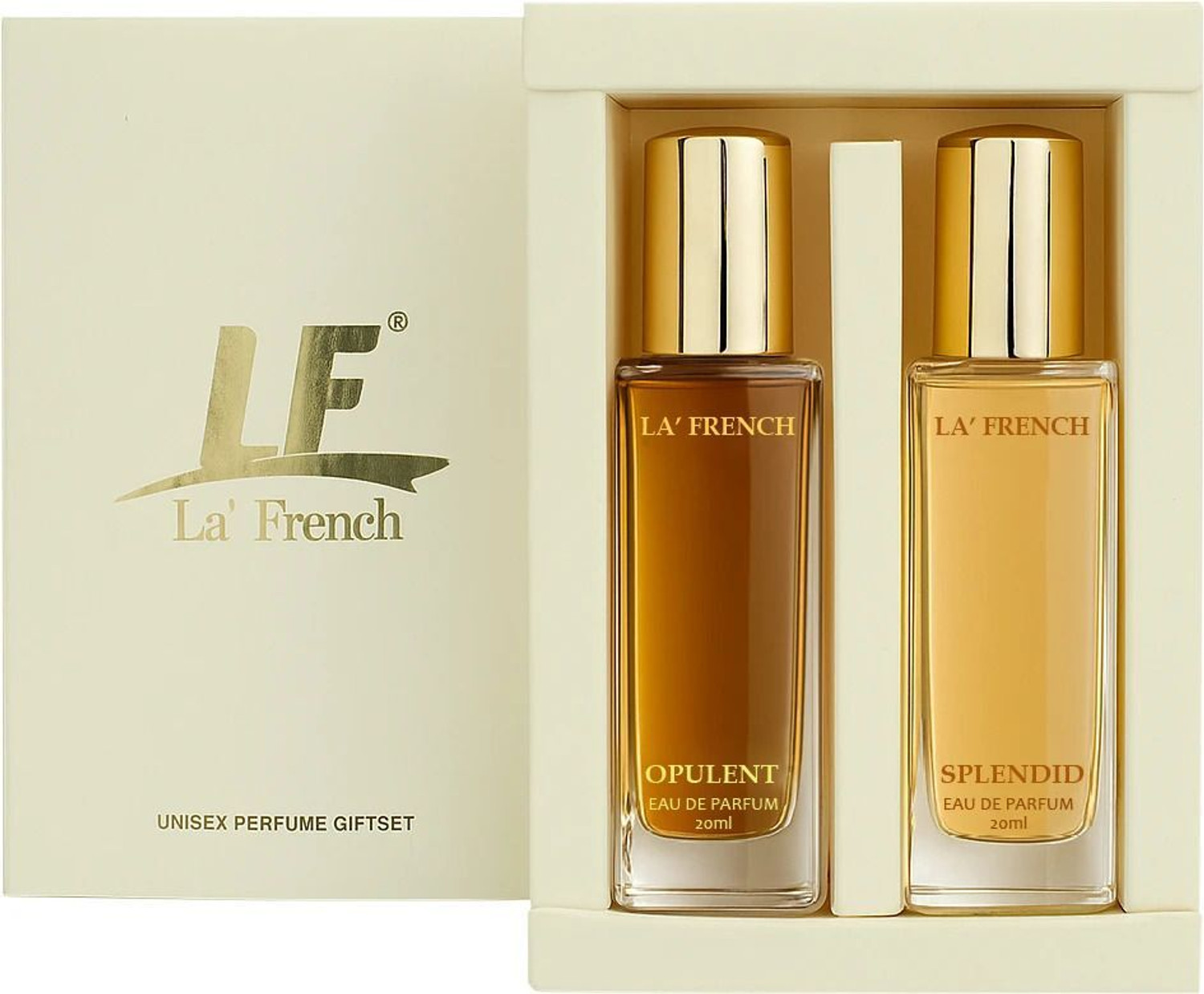 Image of La French Unisex Perfume Gift Set Opulent & Splendid | Long Lasting Perfume | Eau de Parfum - 40 ml