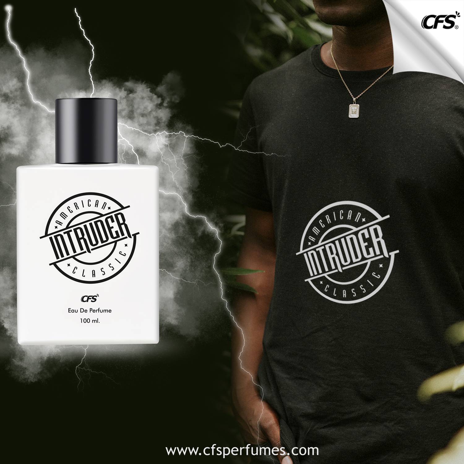 CFS Intruder White 100ml Eau de Parfum - Image 3