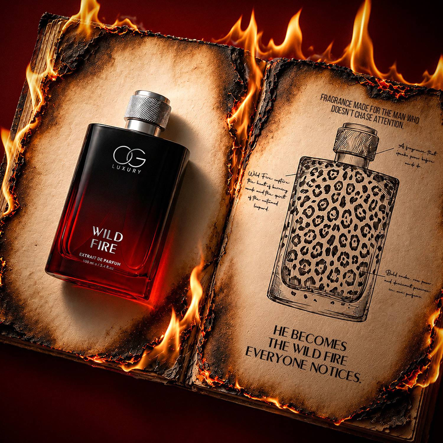 OG LUXURY Wild Fire 12ml Discovery Set Pack of 4 · 3 ml (12 ml total) - Image 3