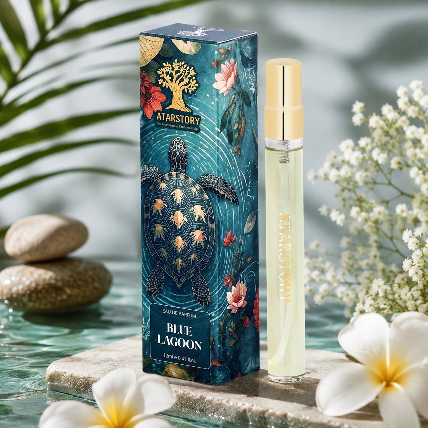 ATARSTORY Blue Lagoon Long Lasting Eau de Perfume for Women & Men Luxury Gift Edition Perfume  -  19.98 ml