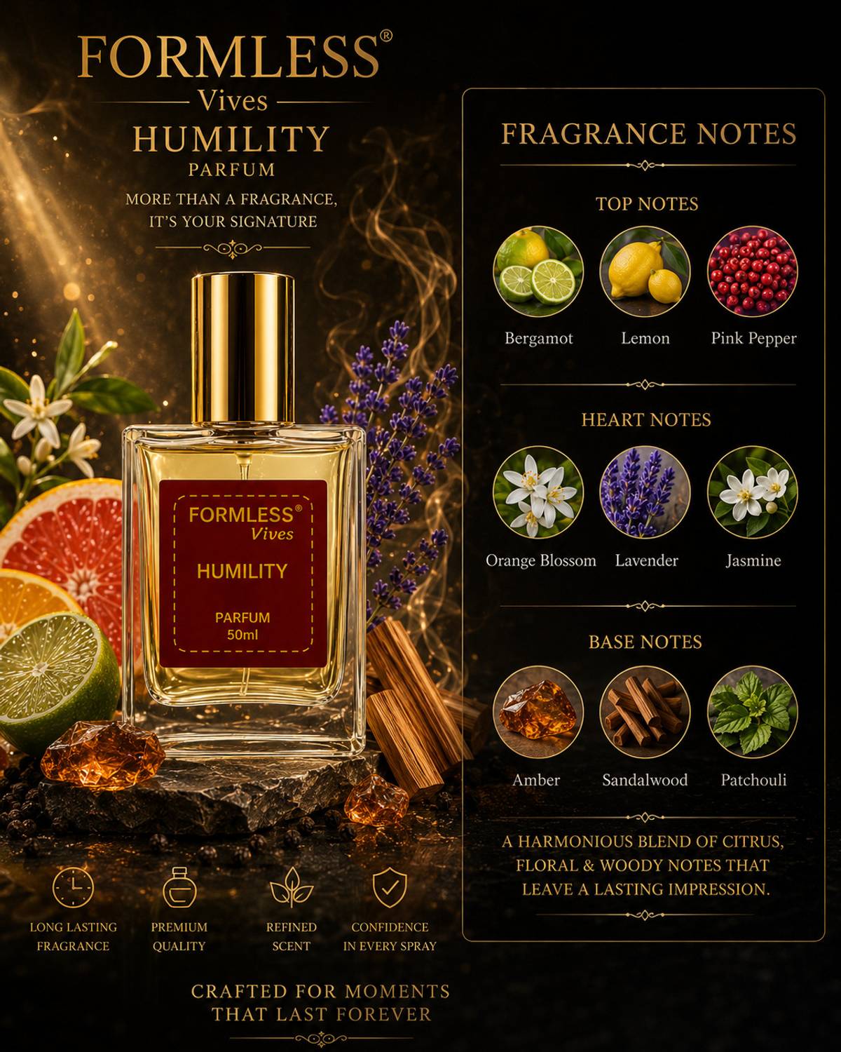 FORMLESS Vives Humility Fragrance Spray 50 ml - Image 4