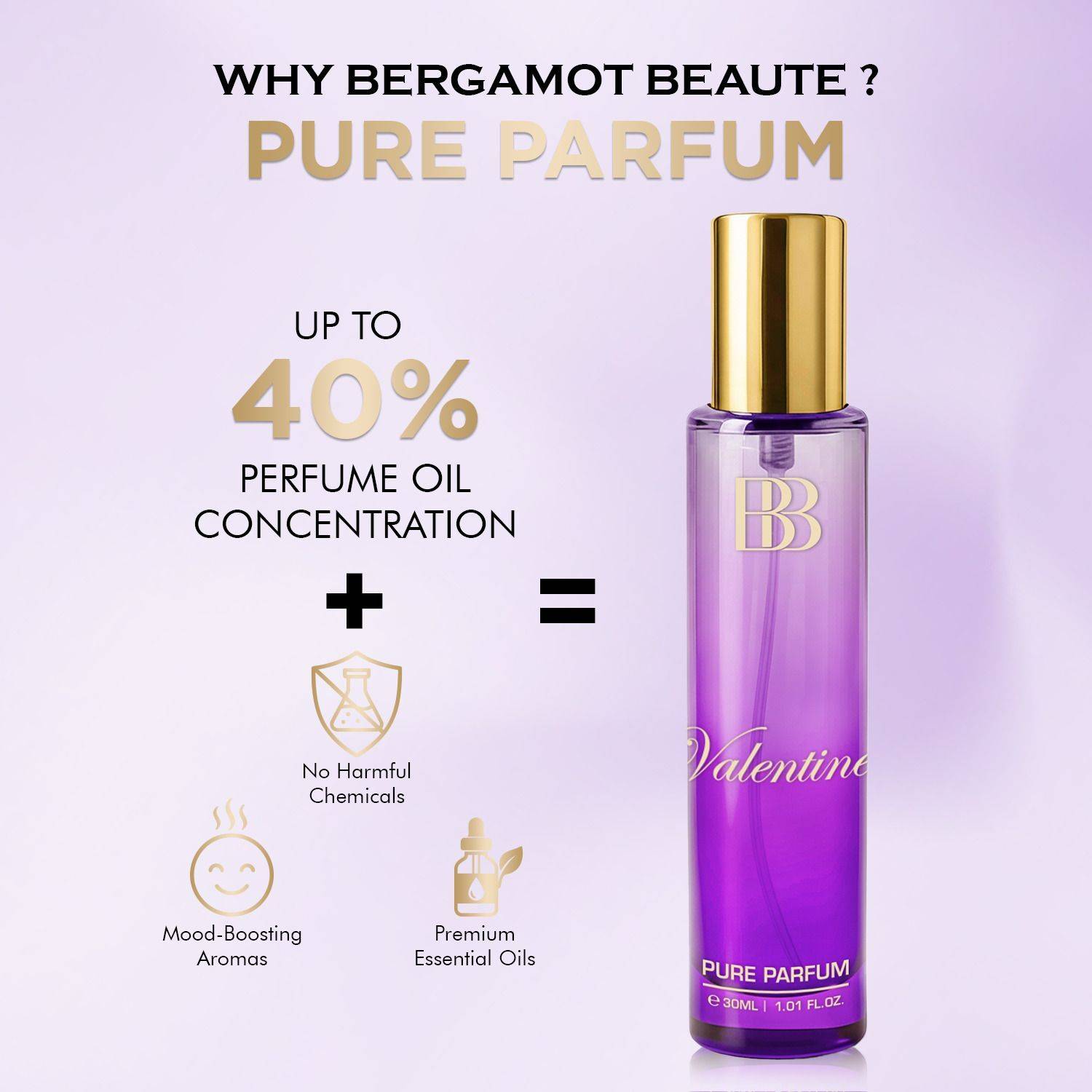 BERGAMOT BEAUTE Valentine Floral Perfume 30 ml - Image 3