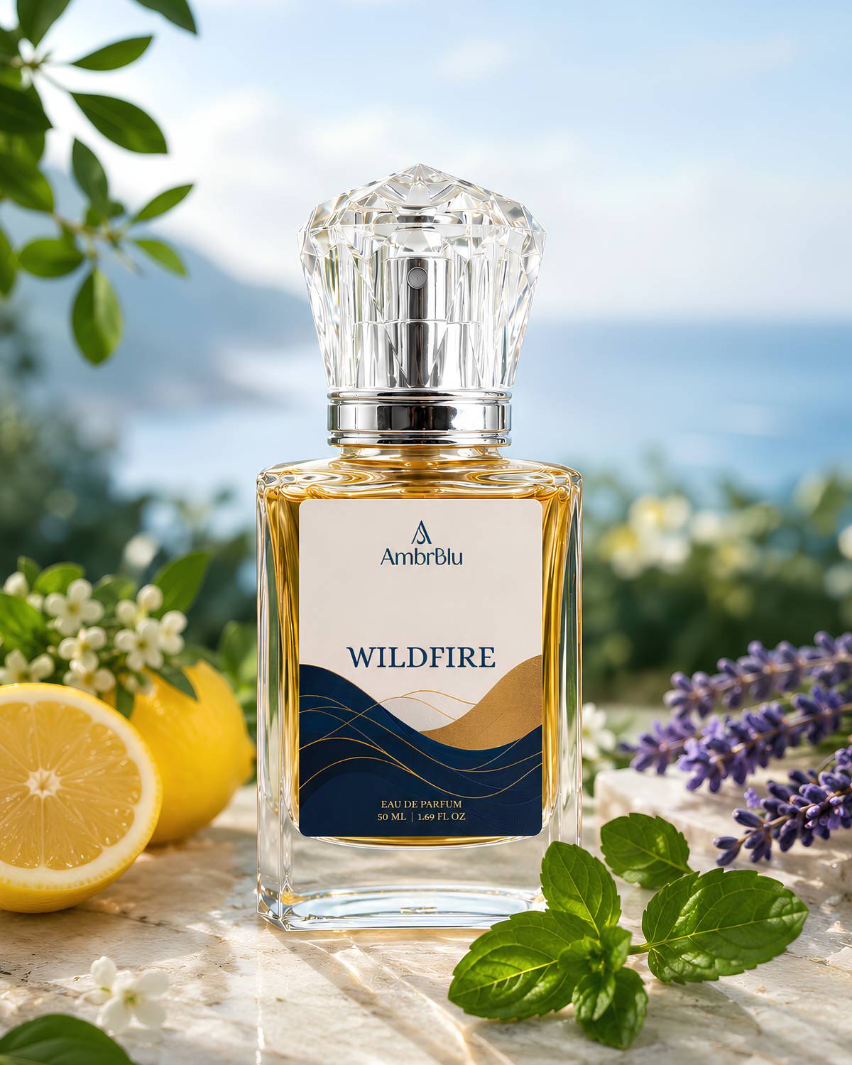 AMBRBLU Wildfire Perfume 50 ml - Image 3